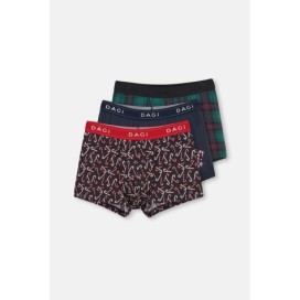Boxer En Coton a elastique Jacquard 3