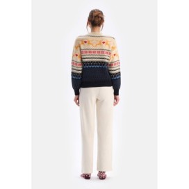 Pull En Maille a Motifs Du Nouvel