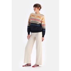 Pull En Maille a Motifs Du Nouvel