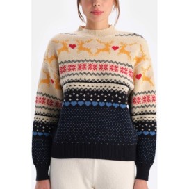 Pull En Maille a Motifs Du Nouvel