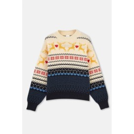 Pull En Maille a Motifs Du Nouvel