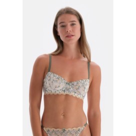Soutien-Gorge a Armatures Non Rembourre Avec Broderie