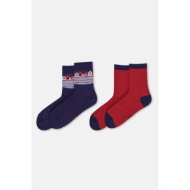 Pack De 2 Chaussettes Du Nouvel An a Motif