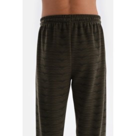 Ensemble De Pyjama En Tricot a Col Rond Avec Broderie