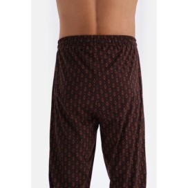 Ensemble De Pyjama En Coton Modal a Col Rond Imprime