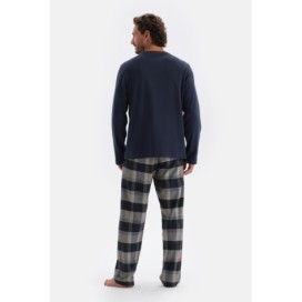 Ensemble De Pyjama Tisse a Manches Longues Half