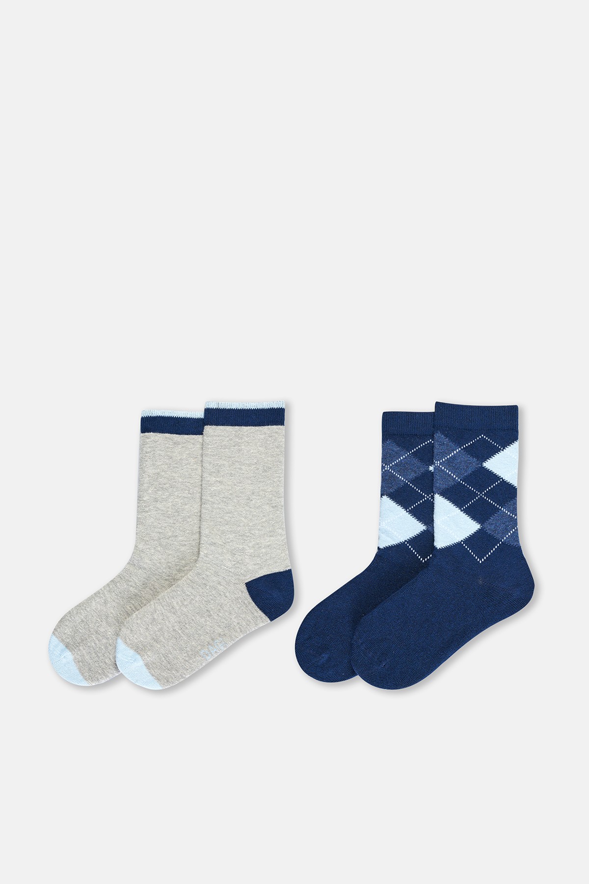 Lot De 2 Chaussettes a Motifs