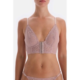 Brassiere a Armatures Avec Details En Dentelle Et