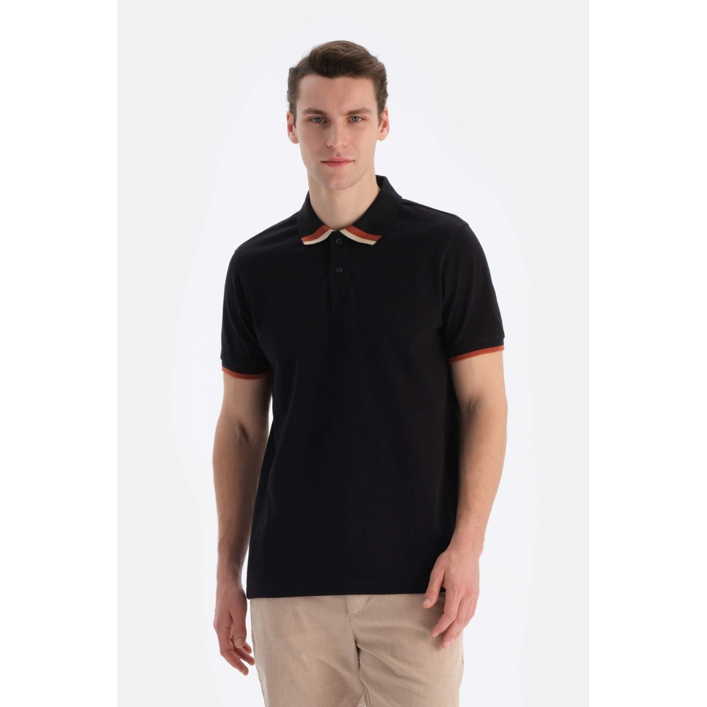 T-Shirt En Pique Col