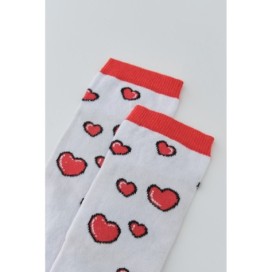 Kc296 Chaussettes Socket Coeur