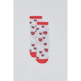 Kc296 Chaussettes Socket Coeur
