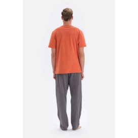 Ensemble De Pyjama En Tricot Basique a Manches