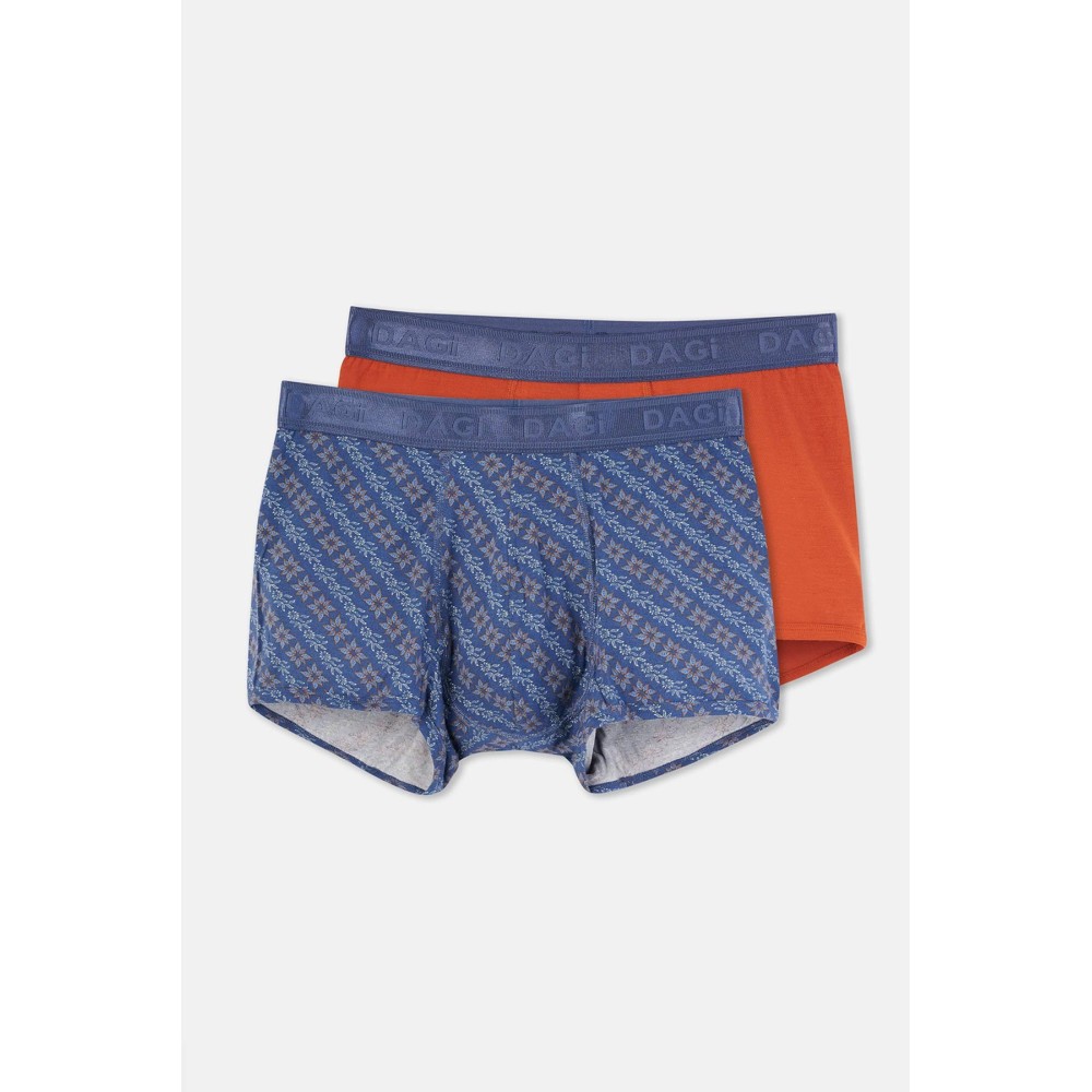 4210 Lot De 2 Boxers a Motifs Micro