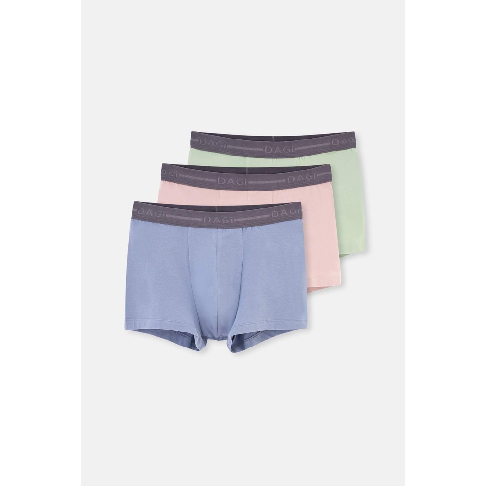 5210 Lot De 3 Boxers Couleurs En