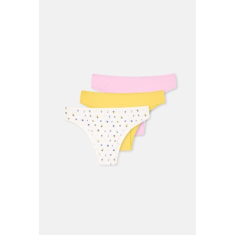 Lot De 3 Culottes Bresiliennes a Motifs