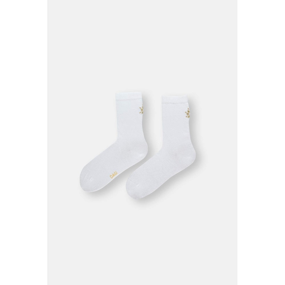Chaussettes  a Motif Brode