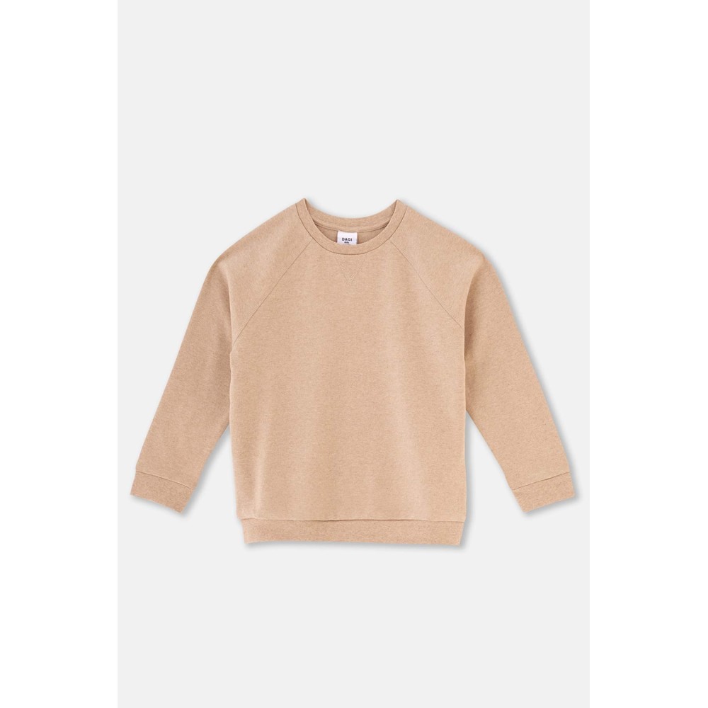 Sweat-Shirt a Grand Col Detail Côtele