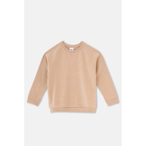 Sweat-Shirt a Grand Col Detail Côtele