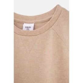 Sweat-Shirt a Grand Col Detail Côtele