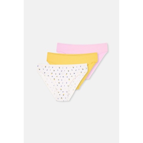 Lot De 3 Culottes Slips a Motifs