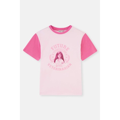 T-Shirt a Manches Courtes Et Col Rond Imprime Licence