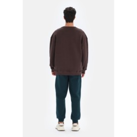 Sweat-Shirt Imprime Montagne Pour