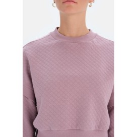 Sweat-Shirt Court Matelasse