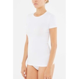 T-Shirt Col En V En Coton Peigne