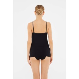 5007Kc Debardeur En Coton Peigne a Fines Bretelles Lot De