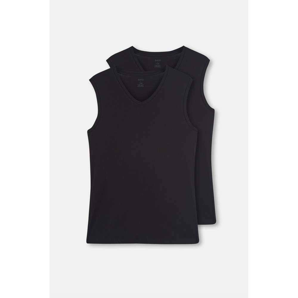 D1070 Debardeurs Sans Manches Col V Par