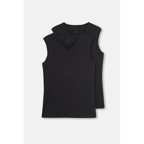 D1070 Debardeurs Sans Manches Col V Par