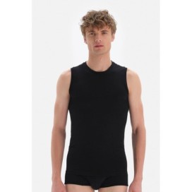 D5090 T-Shirt Compact Sans Manches a Col