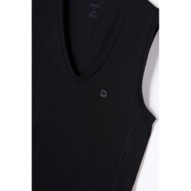 D5060 T-Shirt Compact Sans Manches Col