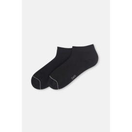 Ec748 Lot De 2 Chaussettes Bottines En Bambou 