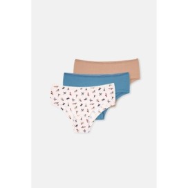 Lot De 3 Culottes Hipster a Motifs Pour