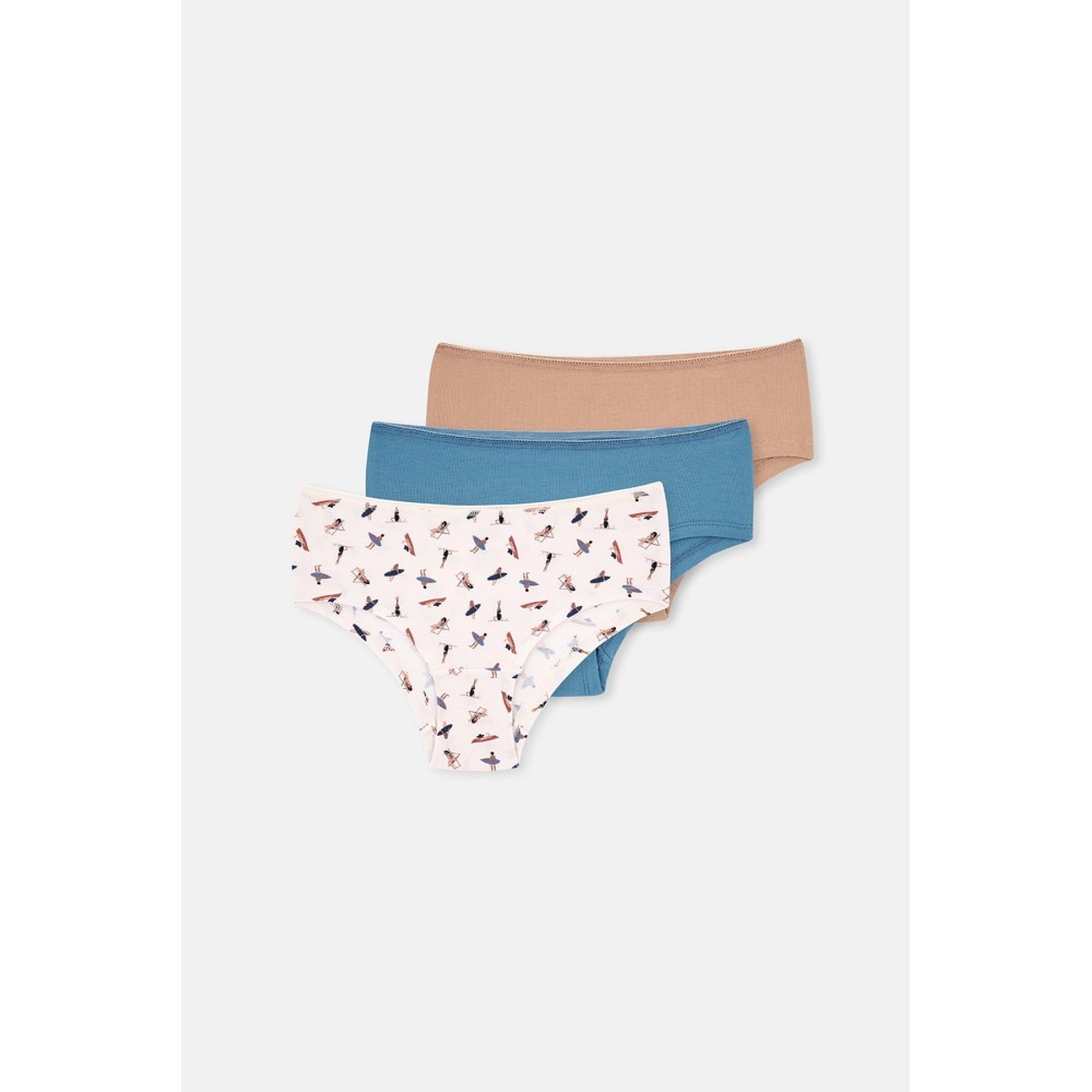 Lot De 3 Culottes Hipster a Motifs Pour