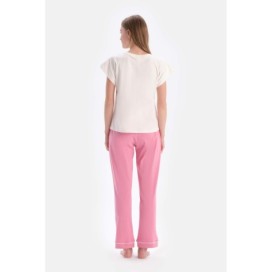 Ensemble De Pyjama T-Shirt Imprime a Manches Courtes Et