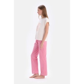 Ensemble De Pyjama T-Shirt Imprime a Manches Courtes Et