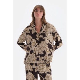 Pjama Chemise Tisse Imprime