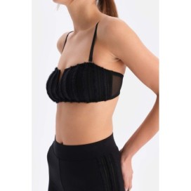 Bustier Detaille En Dentelle Profonde