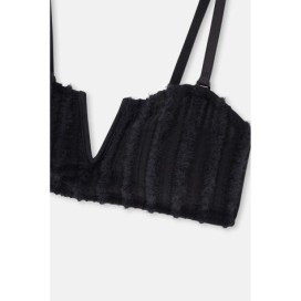 Bustier Detaille En Dentelle Profonde