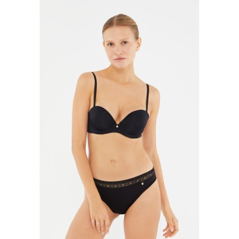 1078Kc Soutien-Gorge Sans Bretelles Plumeria