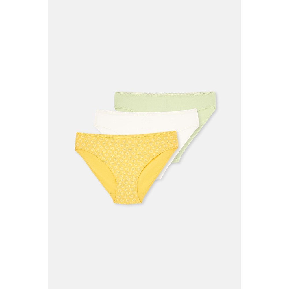 Lot De 3 Culottes Slips a Motifs