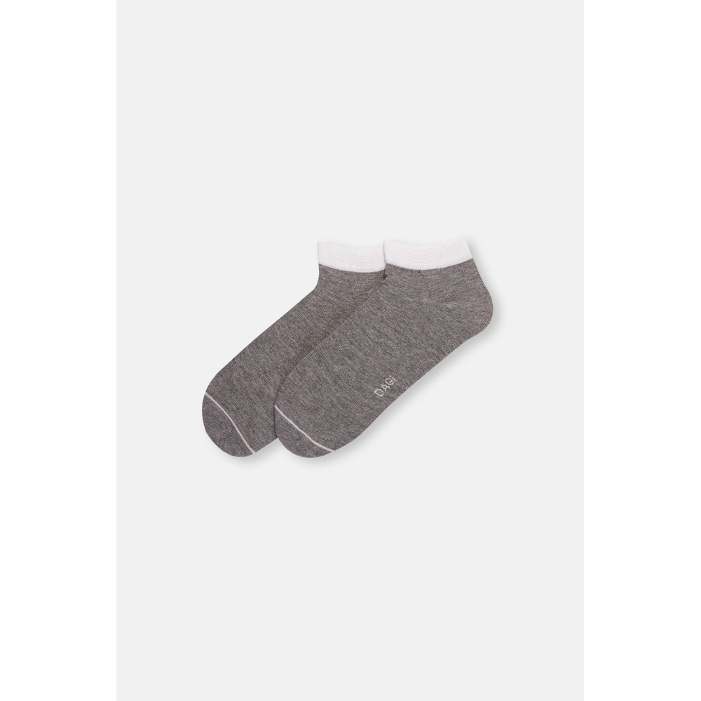 Ec748 Lot De 2 Chaussettes Bottines En Bambou 
