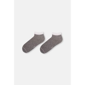 Ec748 Lot De 2 Chaussettes Bottines En Bambou 