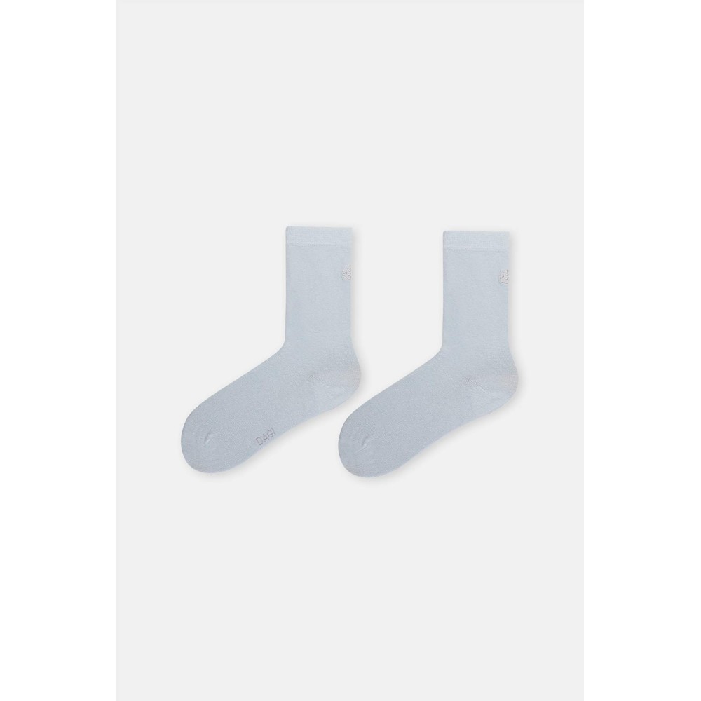 Chaussettes a Motif Brode Nuage 