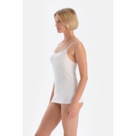 5007Kc Debardeur En Coton Peigne a Fines Bretelles Lot De