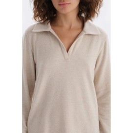 Sweat-Shirt a Manches Longues Et Col