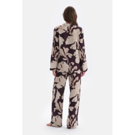 Chemise Tissee Avec Detail Imprime