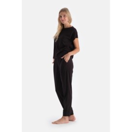 Ensemble De Pyjama T-Shirt Et Pantalon En Modal Peigne a Manches